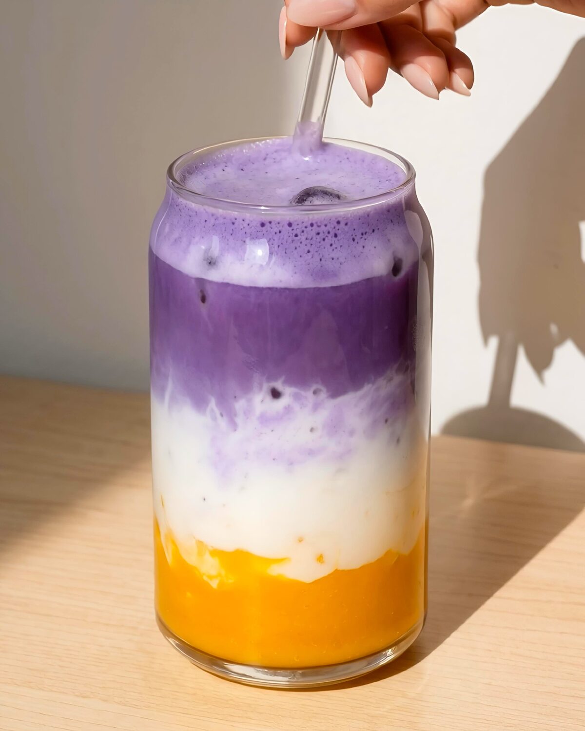 Recette de Ube Latte Mangue