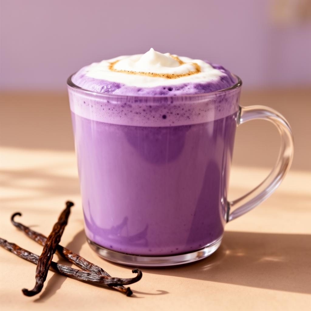 Recette de Ube Vanilla Latte