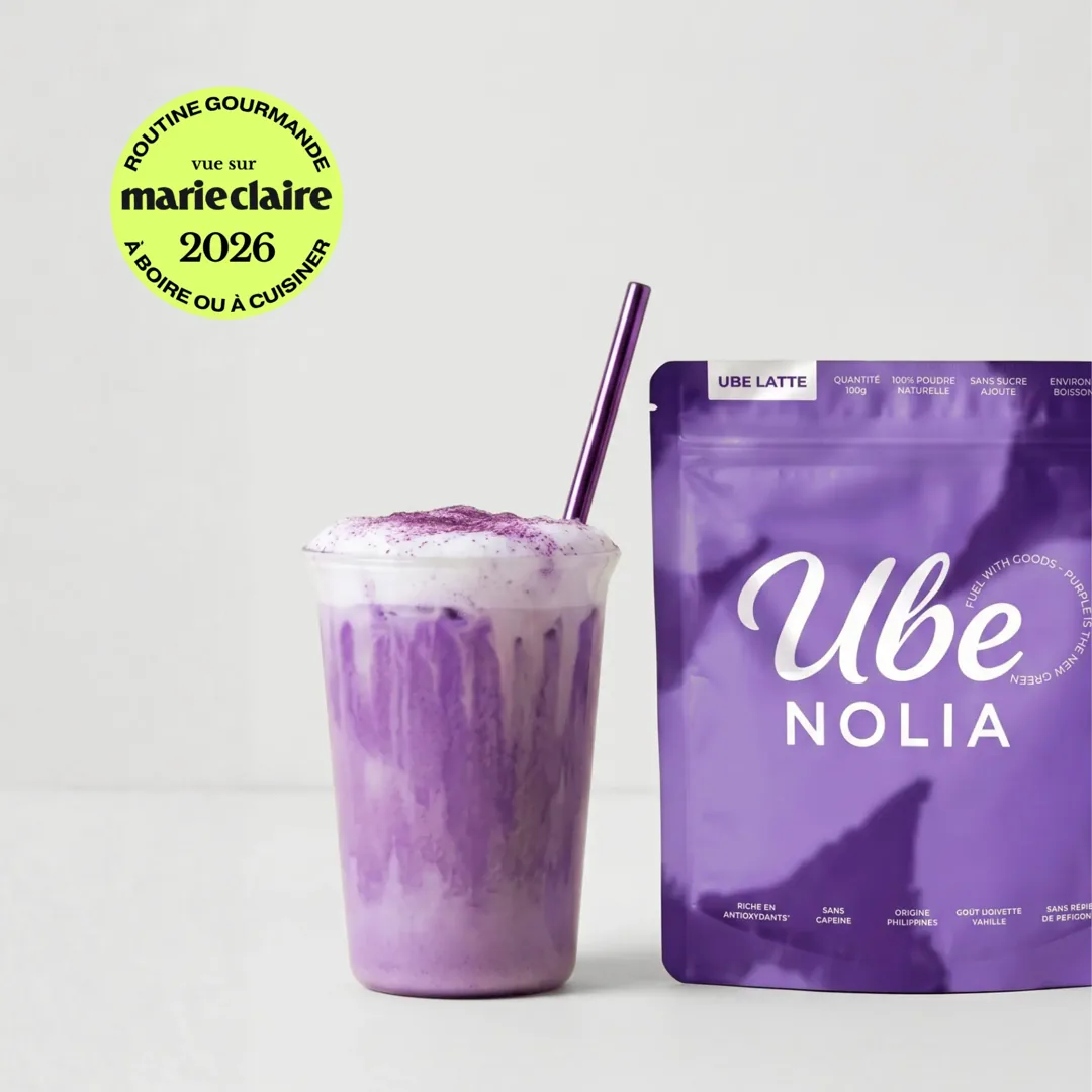 Sachet de poudre d'ube 100% pure Ube Nolia, ube naturel des Philippines