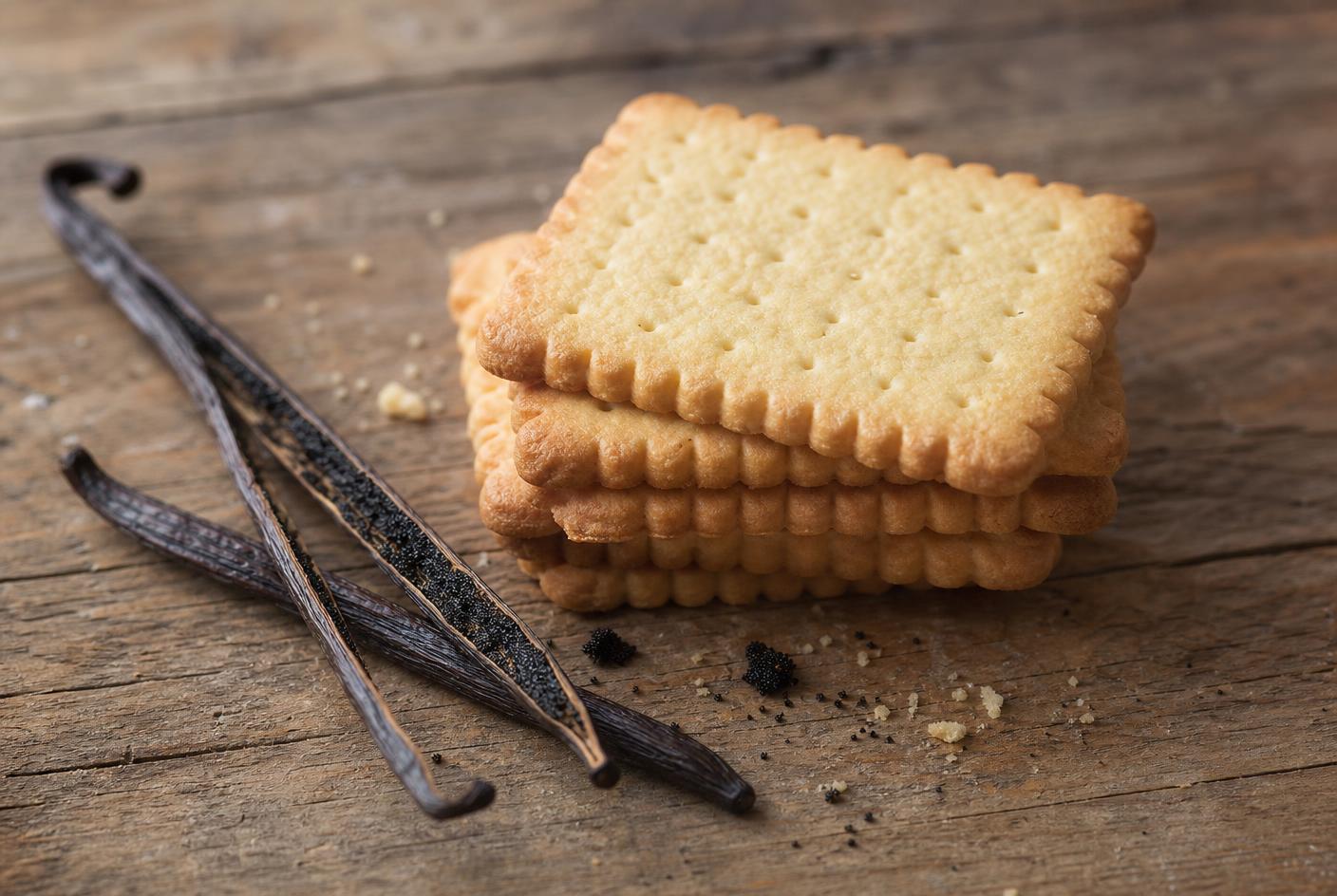 Biscuits sablés et gousses de vanille : le goût biscuité vanillé de l'ube | Ube Nolia