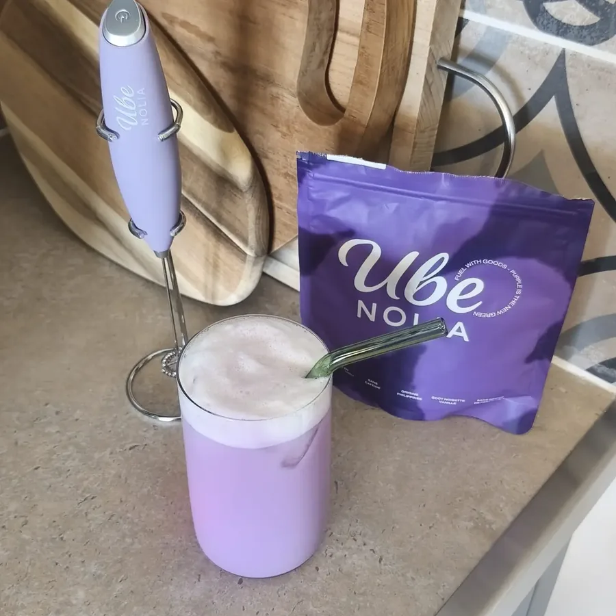Ube Nolia ube latte photo shared by Laura K.